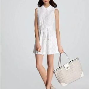 Juicy Couture White Eyelet Summer Dress Sz 2